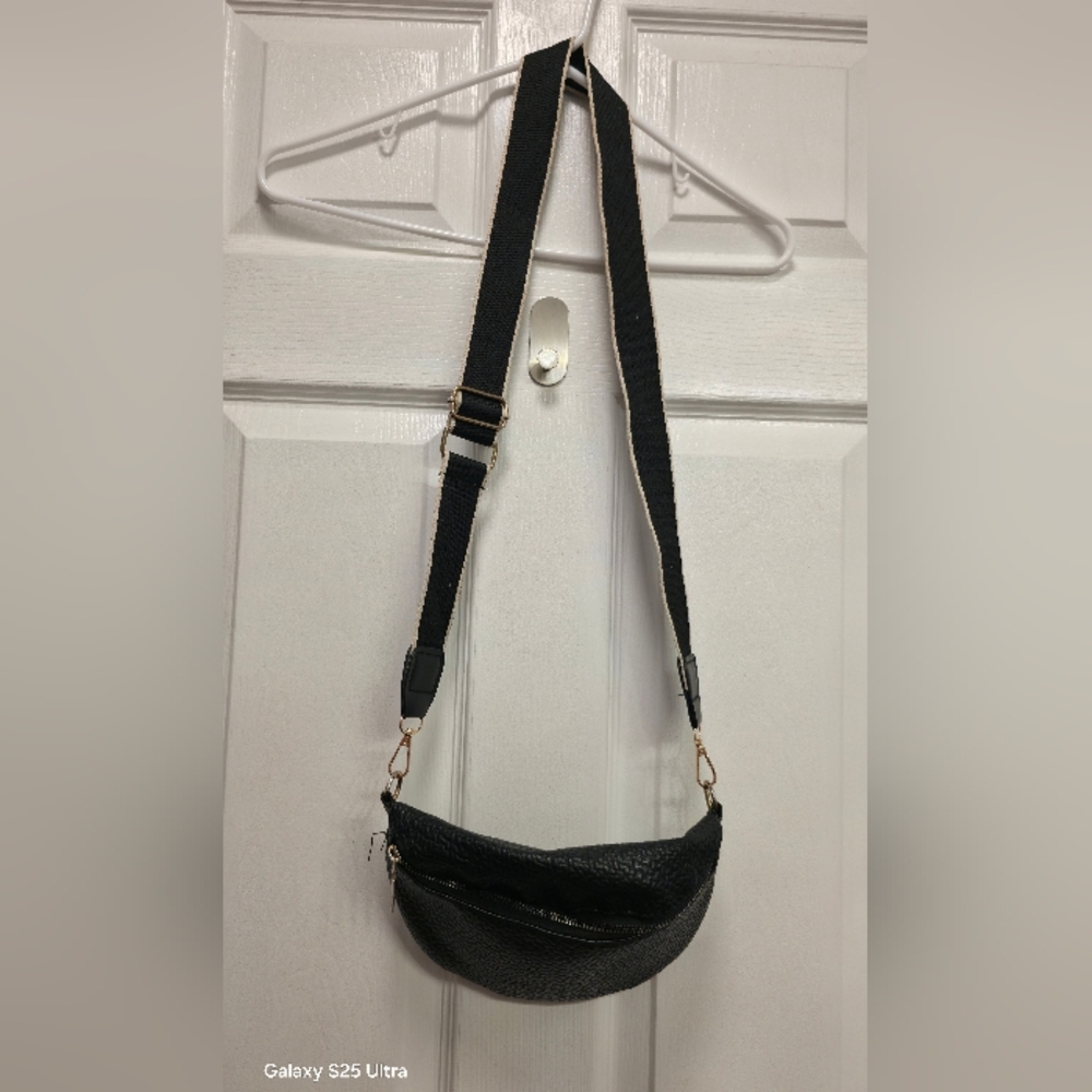 Womens Black Crossbody Bag